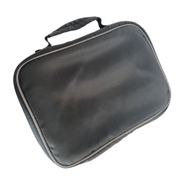 Nike Lunchbox Bag Unisex Reflective Insulated Black Gray Lunch Bags - Picture 2 of 3